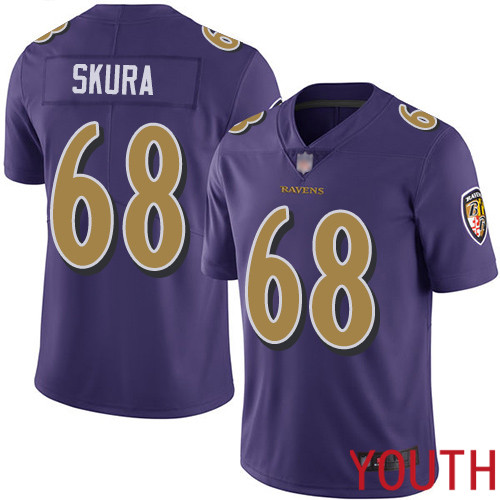 Baltimore Ravens Limited Purple Youth Matt Skura Jersey NFL Football #68 Rush Vapor Untouchable